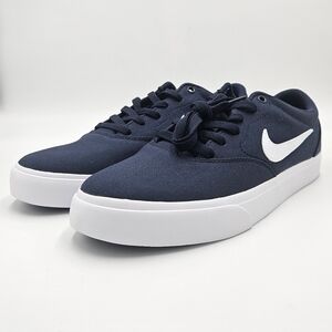 Nike SB Charge Canvas sneakers "Obsidian/White" CD6279-400 Mens sz 10 NIB